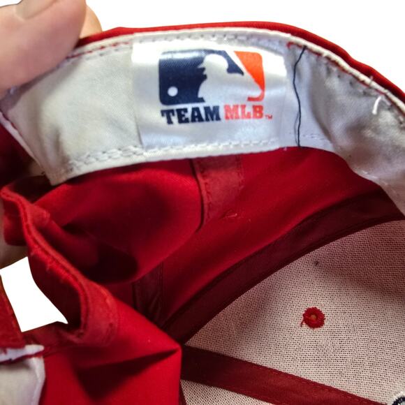 Angels Cap One Size Fits All Hook and Loop Closure Red Blue - Picture 8 of 11